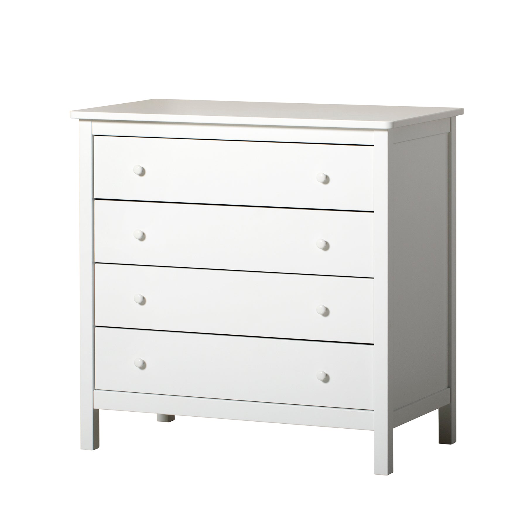Oliver Furniture Commode Seaside avec quatre tiroirs, blanc