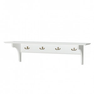 Oliver Furniture Wandregal mit Haken, weiss