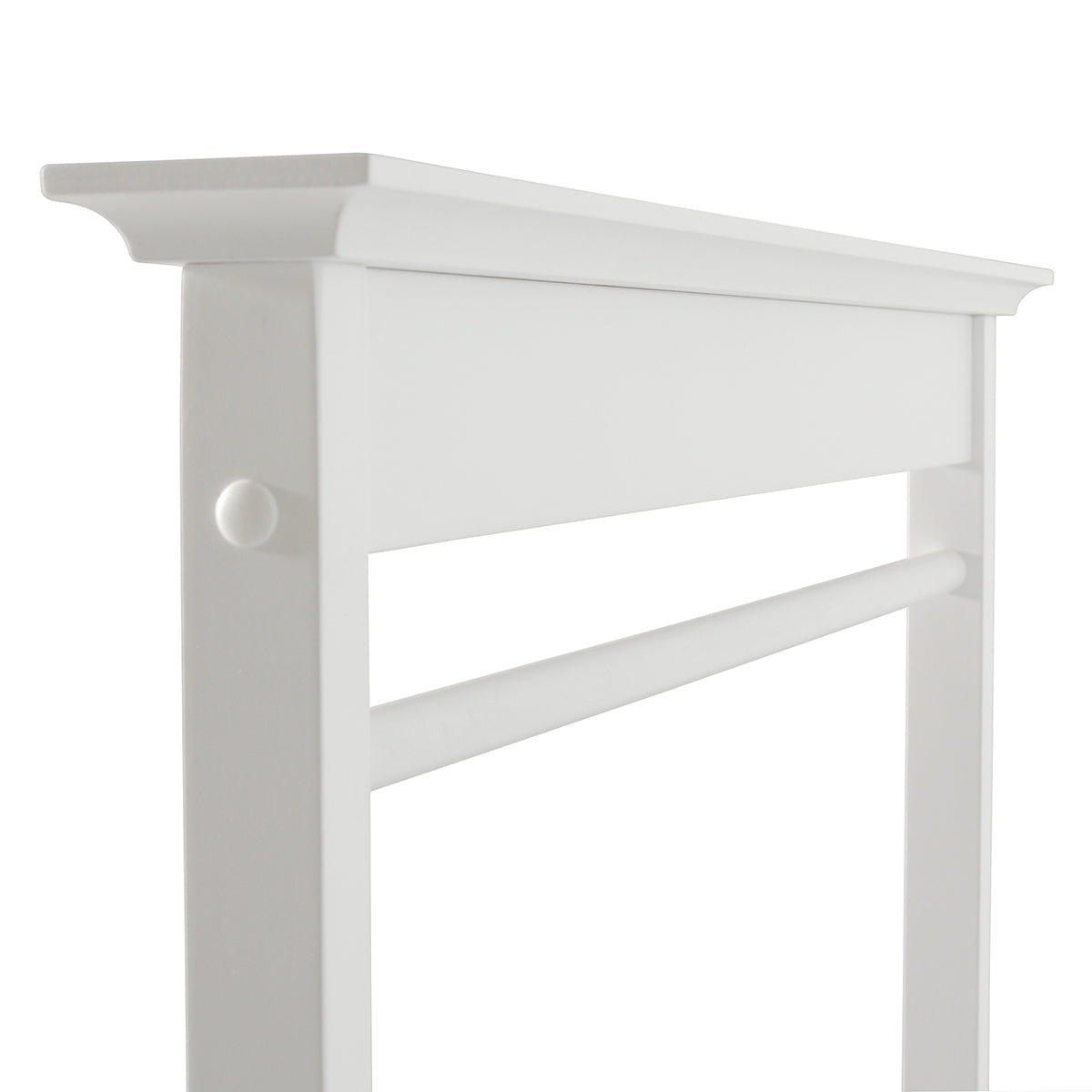 Oliver Furniture portant à vêtements 125cm, blanc