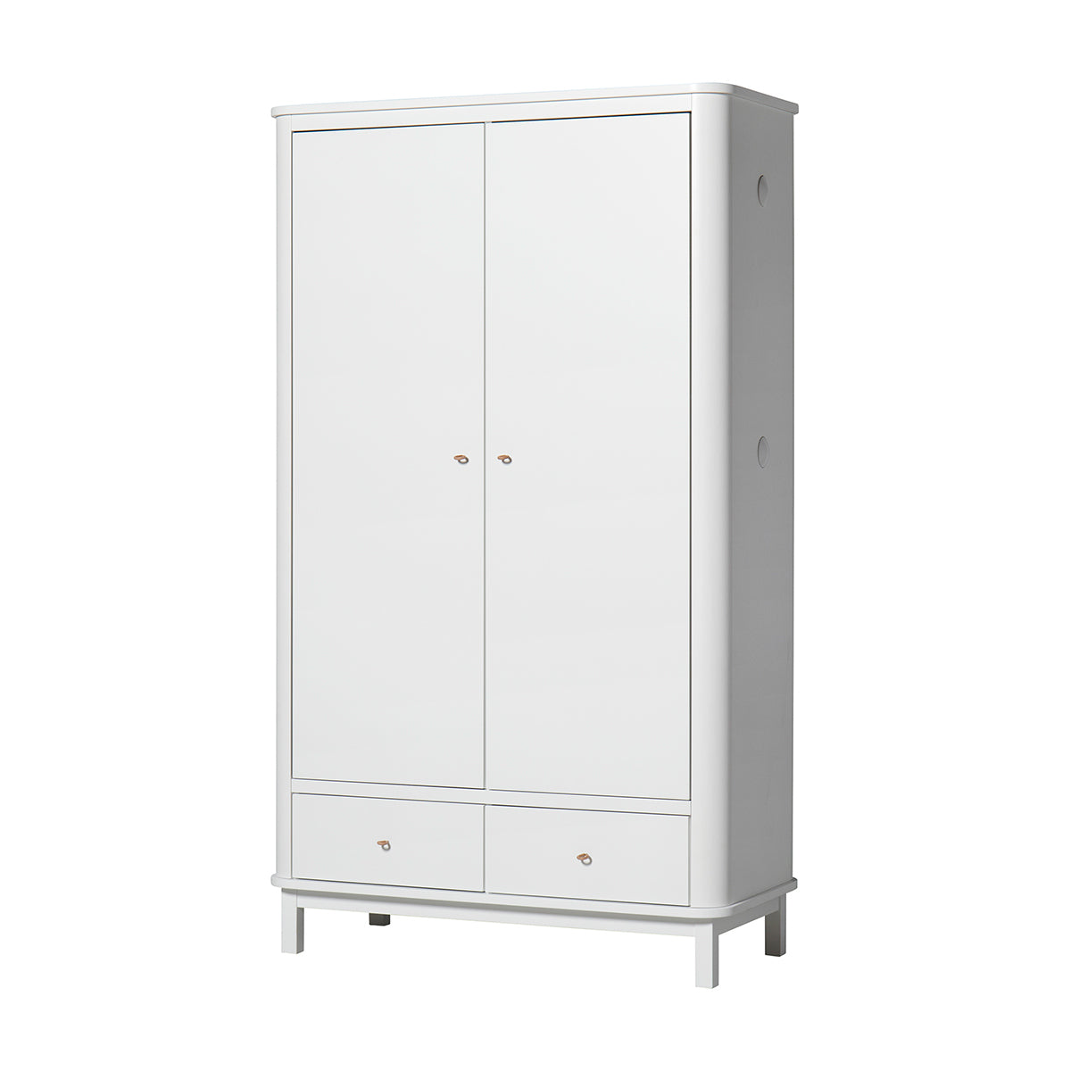 Oliver Furniture Kleiderschrank Wood Collection, 2-türig, weiss