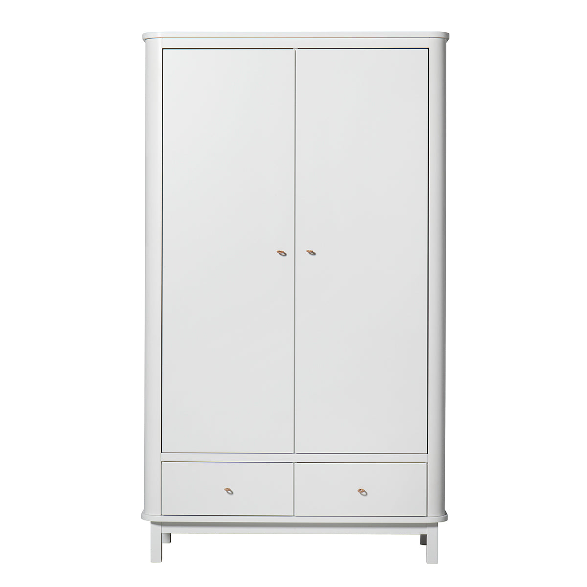 Oliver Furniture Kleiderschrank Wood Collection, 2-türig, weiss