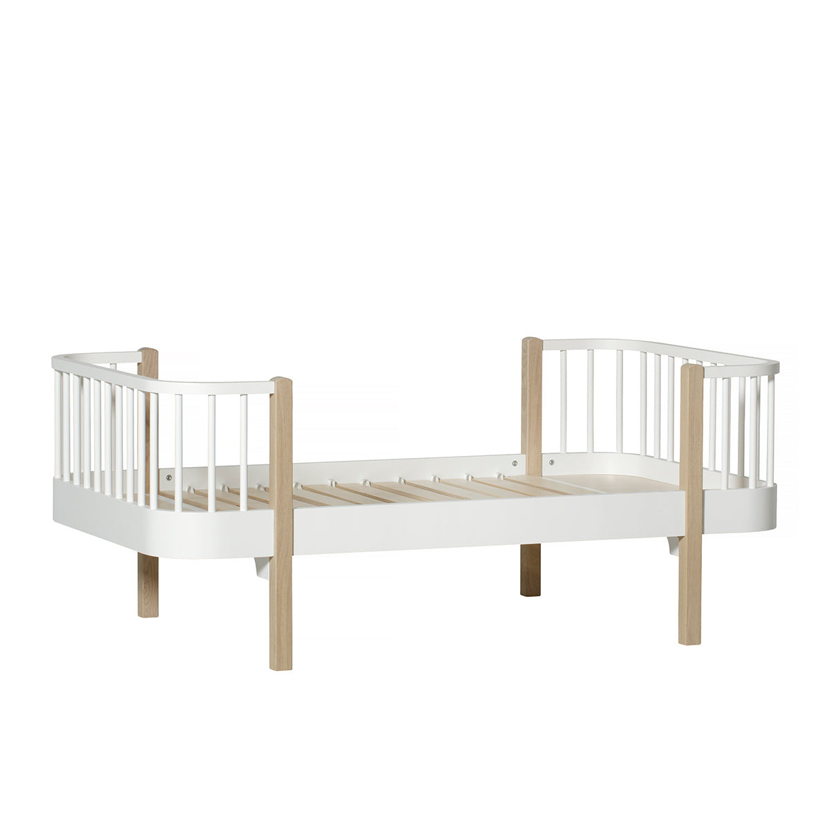 Oliver Furniture Wood Original junior bed, 90 x 160cm, white/oak