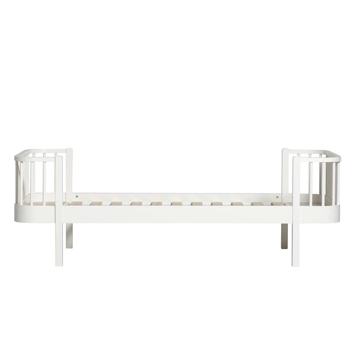 Oliver Furniture Wood Original lit simple, 90 x 200 cm, blanc