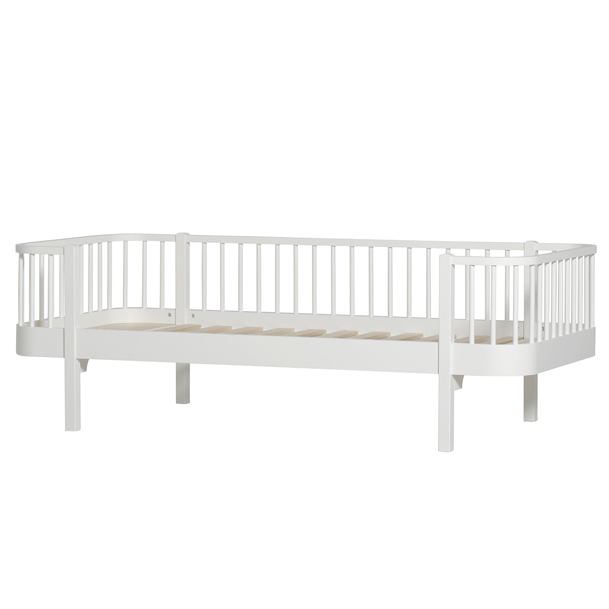 Oliver Furniture Wood Original sofa bed, 90 x 200cm, white