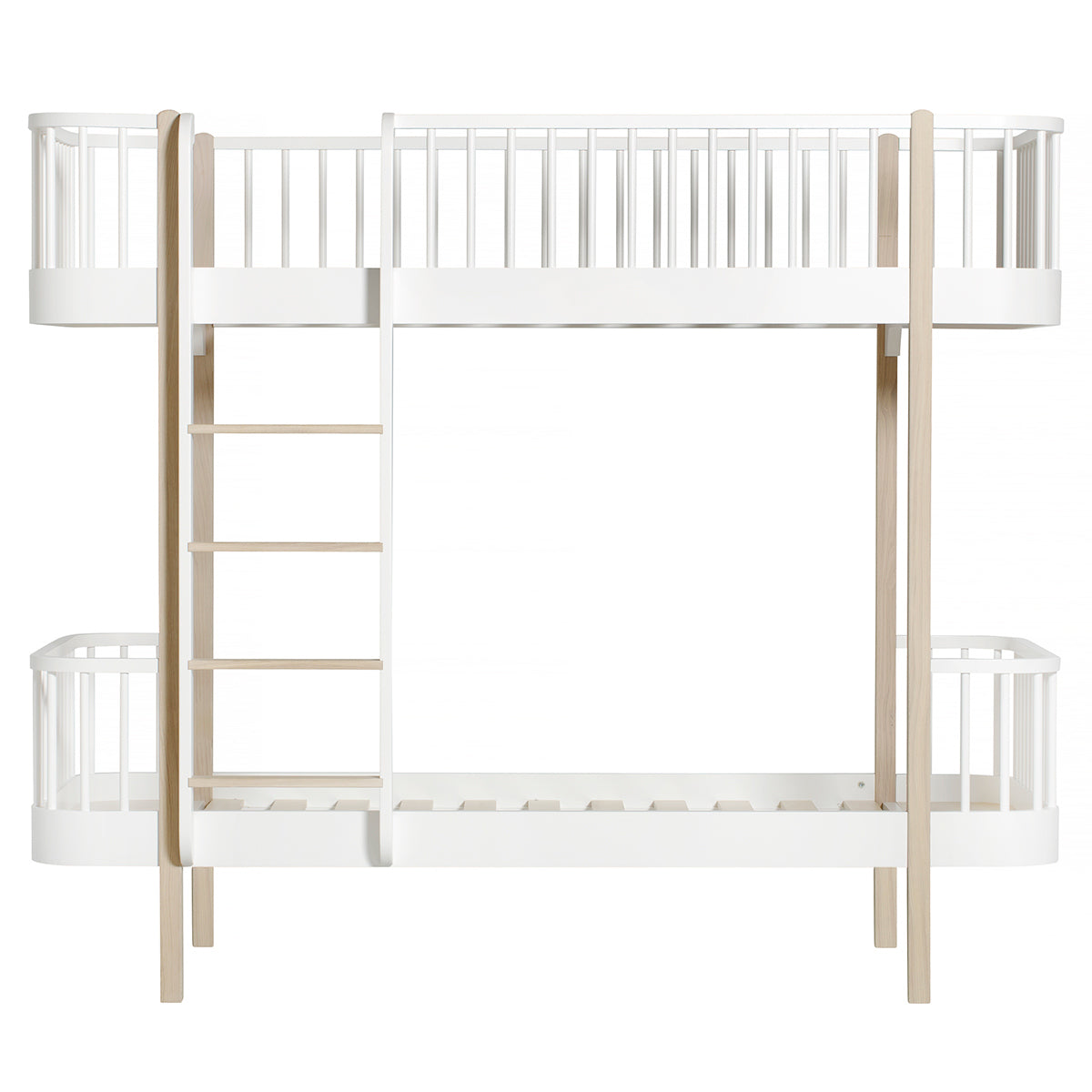 Oliver Furniture Wood Original Lit superposé, 90 x 200 cm, blanc/chêne