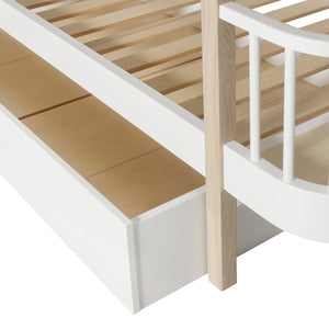 Oliver Furniture Wood Original Einzelbett, 90 x 200cm, weiss/Eiche