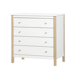 Oliver Furniture Kommode Wood Collection, weiss/Eiche