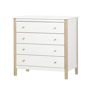 Oliver Furniture Kommode Wood Collection, weiss/Eiche