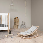 Oliver Furniture Wood Babywippe-Kleinkindwippe-grau