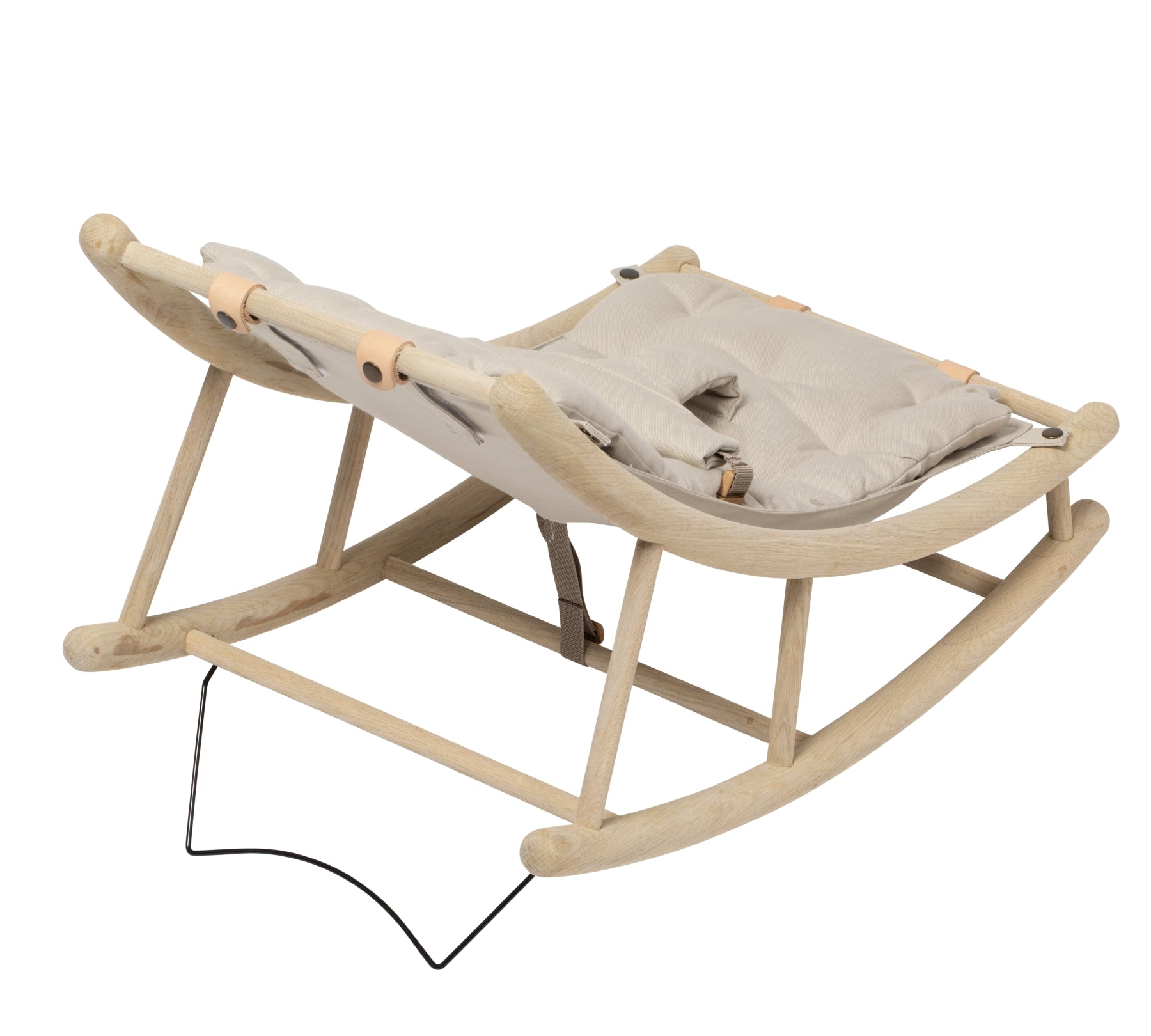 Oliver Furniture Wood Babywippe-Kleinkindwippe-natur