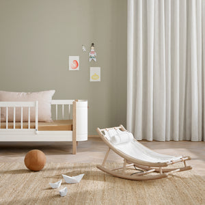 Oliver Furniture Extra Kleinkindsitz für Babywippe, weiss