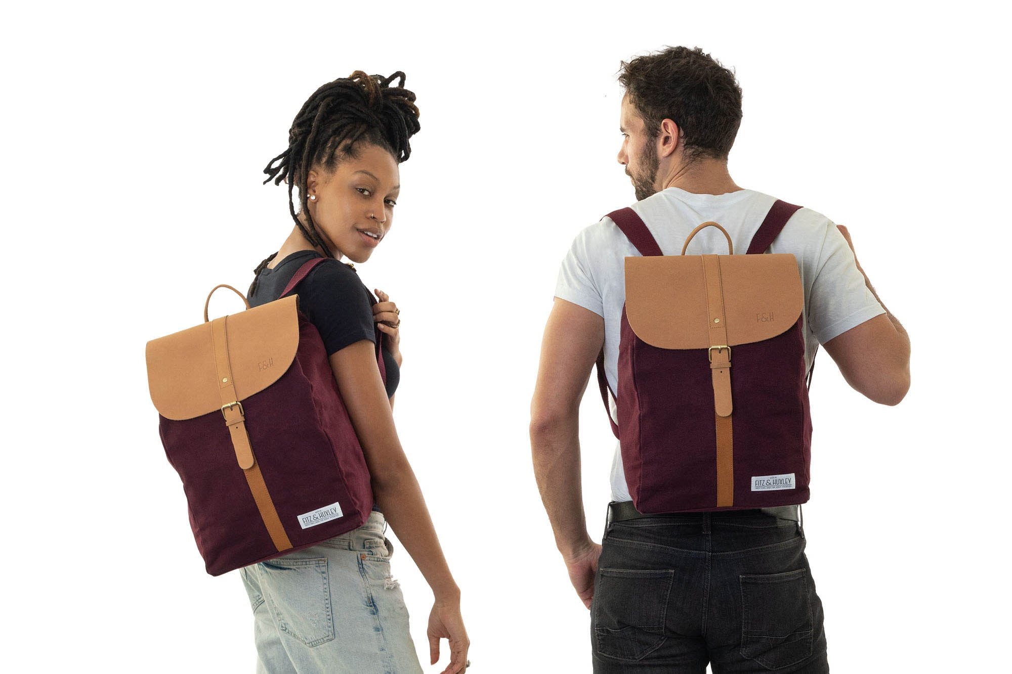 Fitz & Huxley SOLSTICE Rucksack, big berry