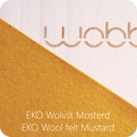Wobbel-Original-Transparent-Filz-Mustard