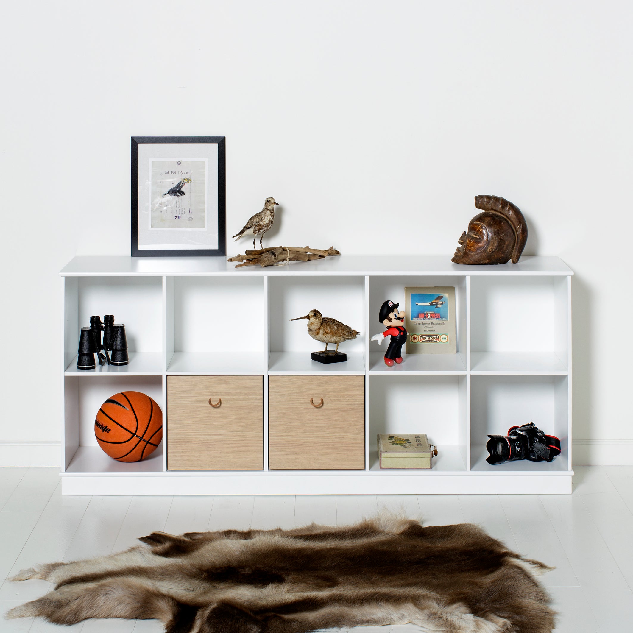 Oliver Furniture Wood Shelf 5 x 2 horizontal