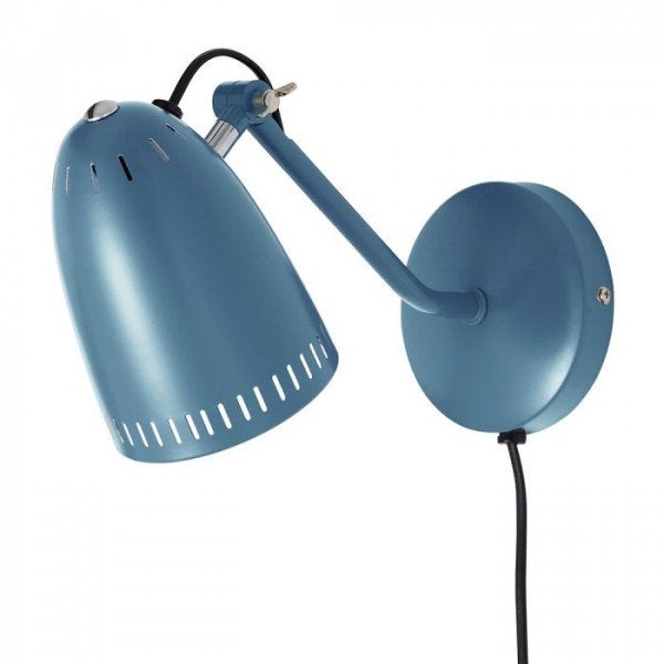 Super living Wandlampe, matt smoke blue